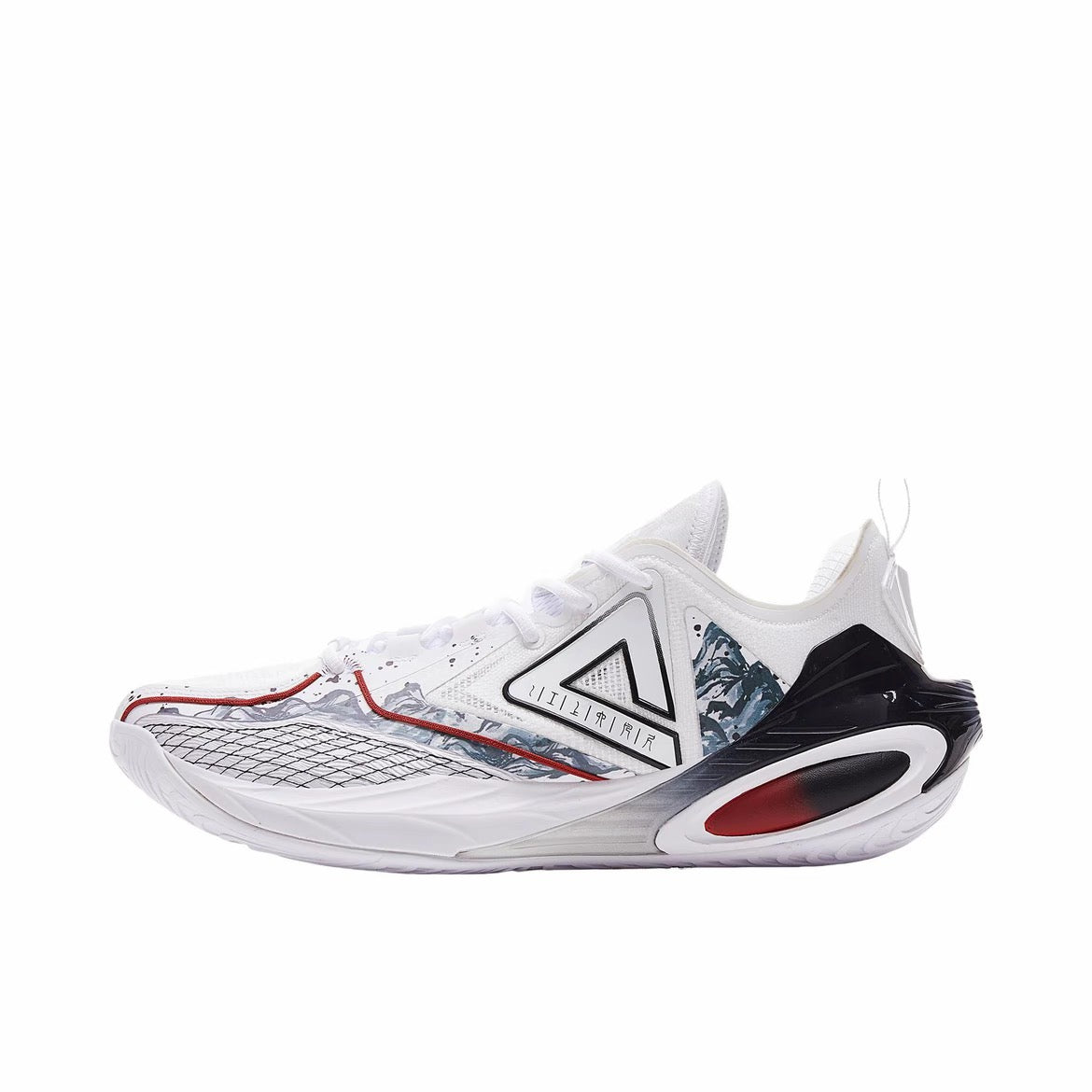 Peak Sonic Boom S Iandscape Painting - White/Black