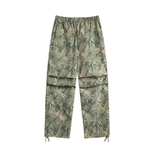 Li-Ning Badfive Bamboo Print Trendy Loose Casual Pants