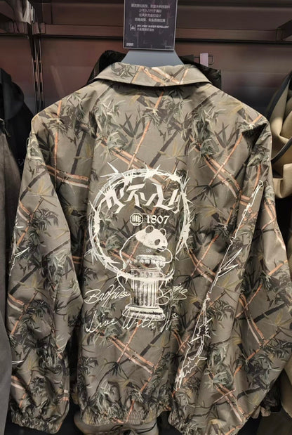 Li-Ning Badfive Bamboo Print Trendy American Jacket