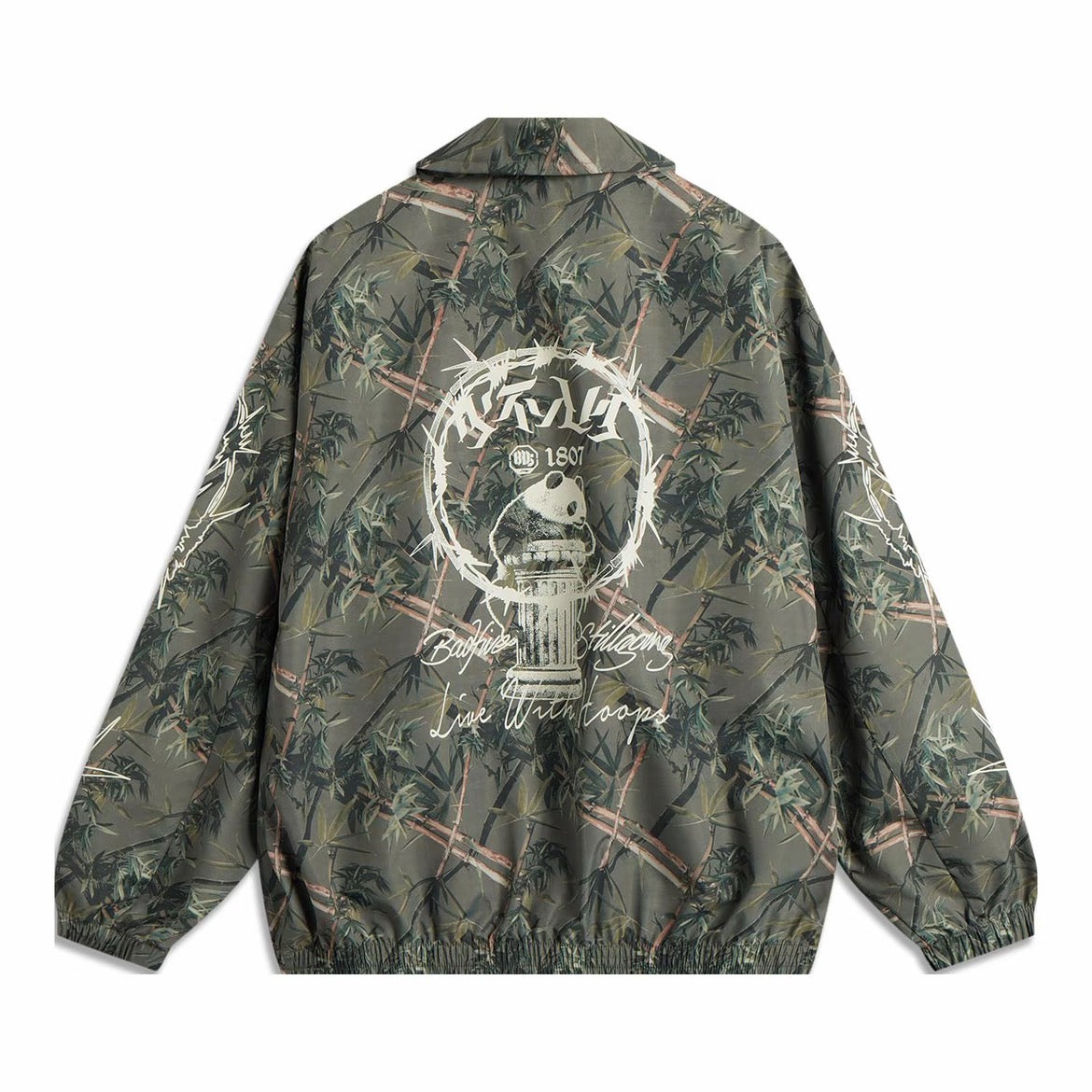 Li-Ning Badfive Bamboo Print Trendy American Jacket