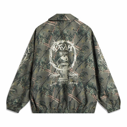 Li-Ning Badfive Bamboo Print Trendy American Jacket