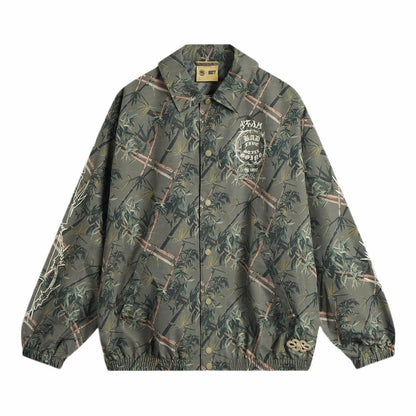 Li-Ning Badfive Bamboo Print Trendy American Jacket